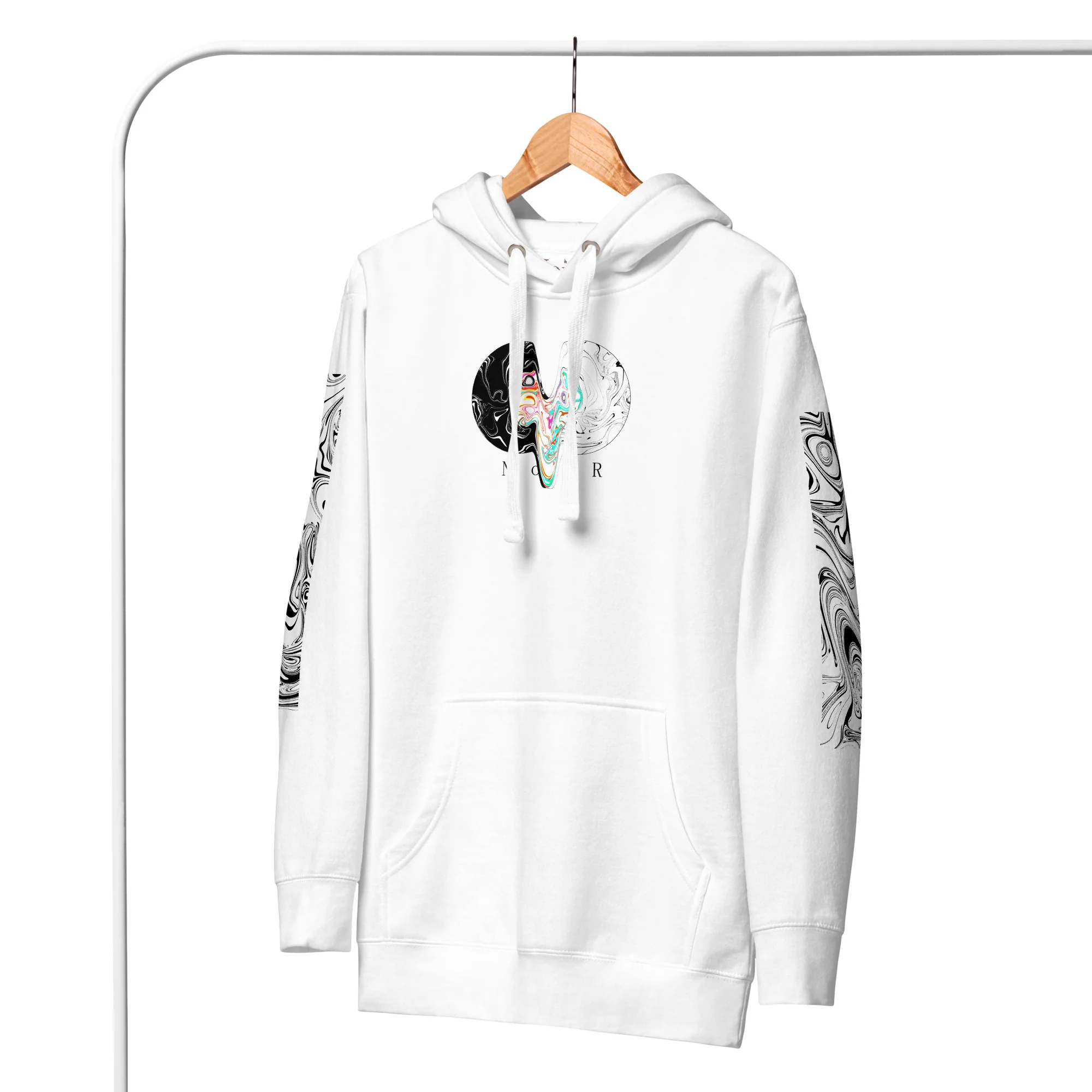 NoiR Original Series L001 "abStrACT" Heavy Hoodie - Image 12