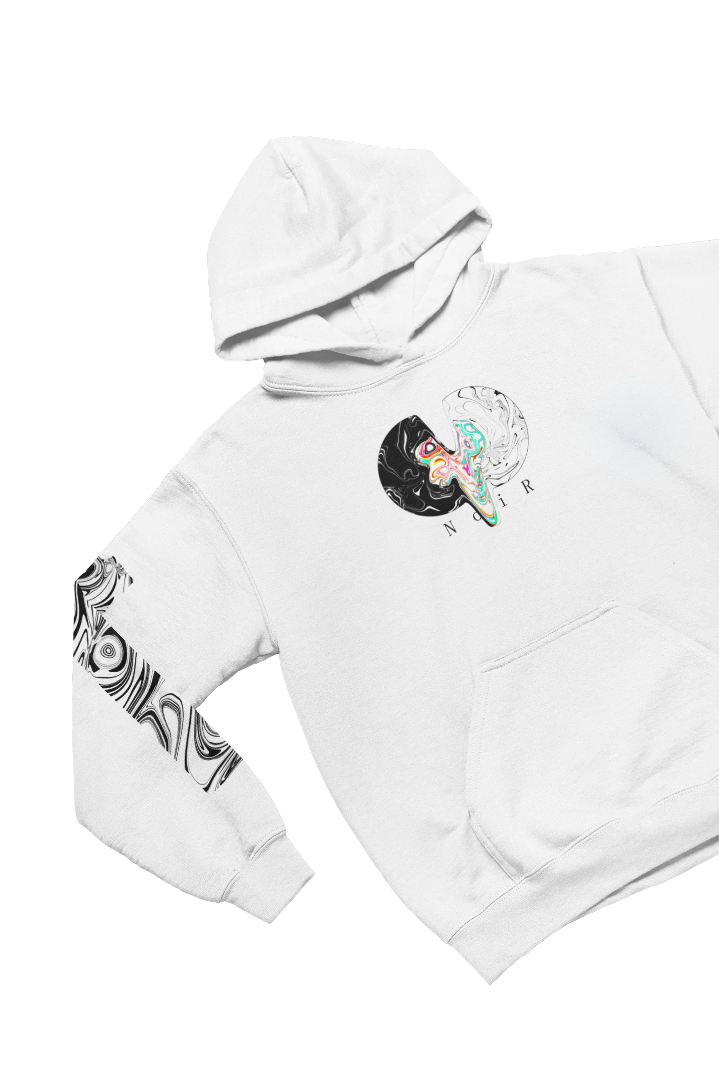 NoiR Original Series L001 "abStrACT" Heavy Hoodie - Image 6