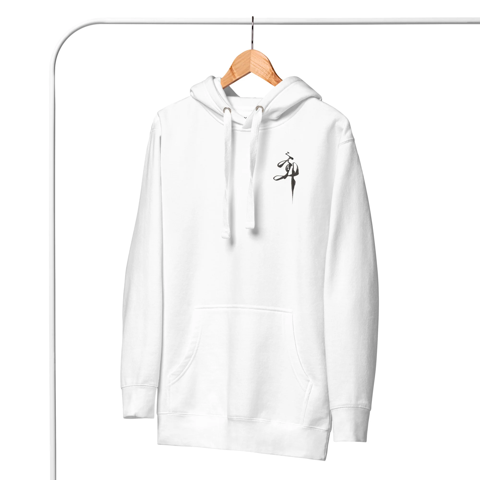 NoiR Series 004 "Anxiety" Original ink Hoodie - Image 3