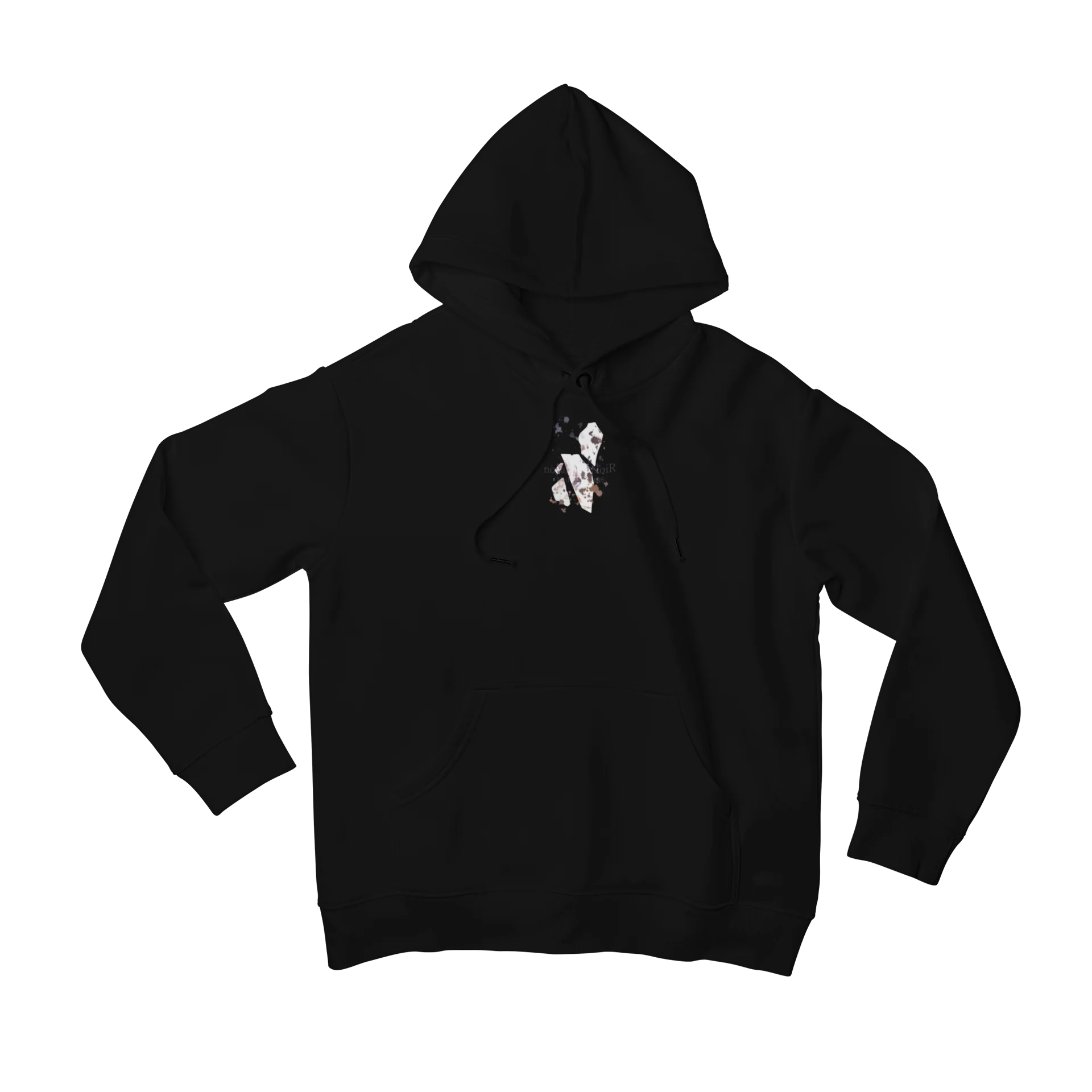NoiR series 005 "N/A" Premium Hoodie Black - Image 5