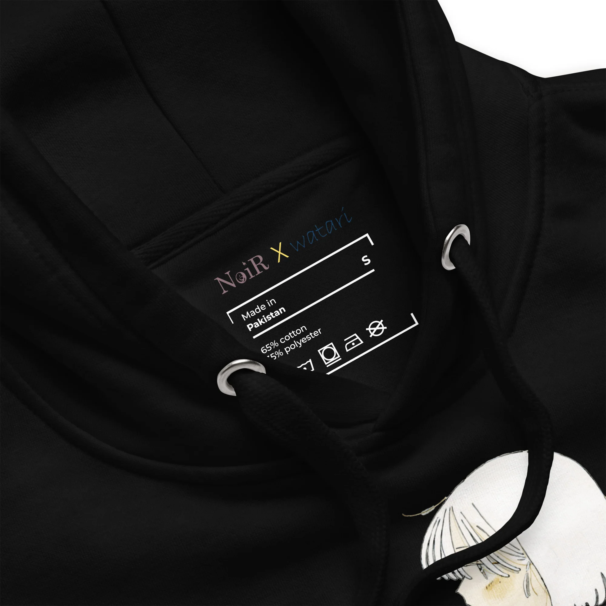 NoiR Series 007 "Overflowering Thoughts" Premium Hoodie - Image 3