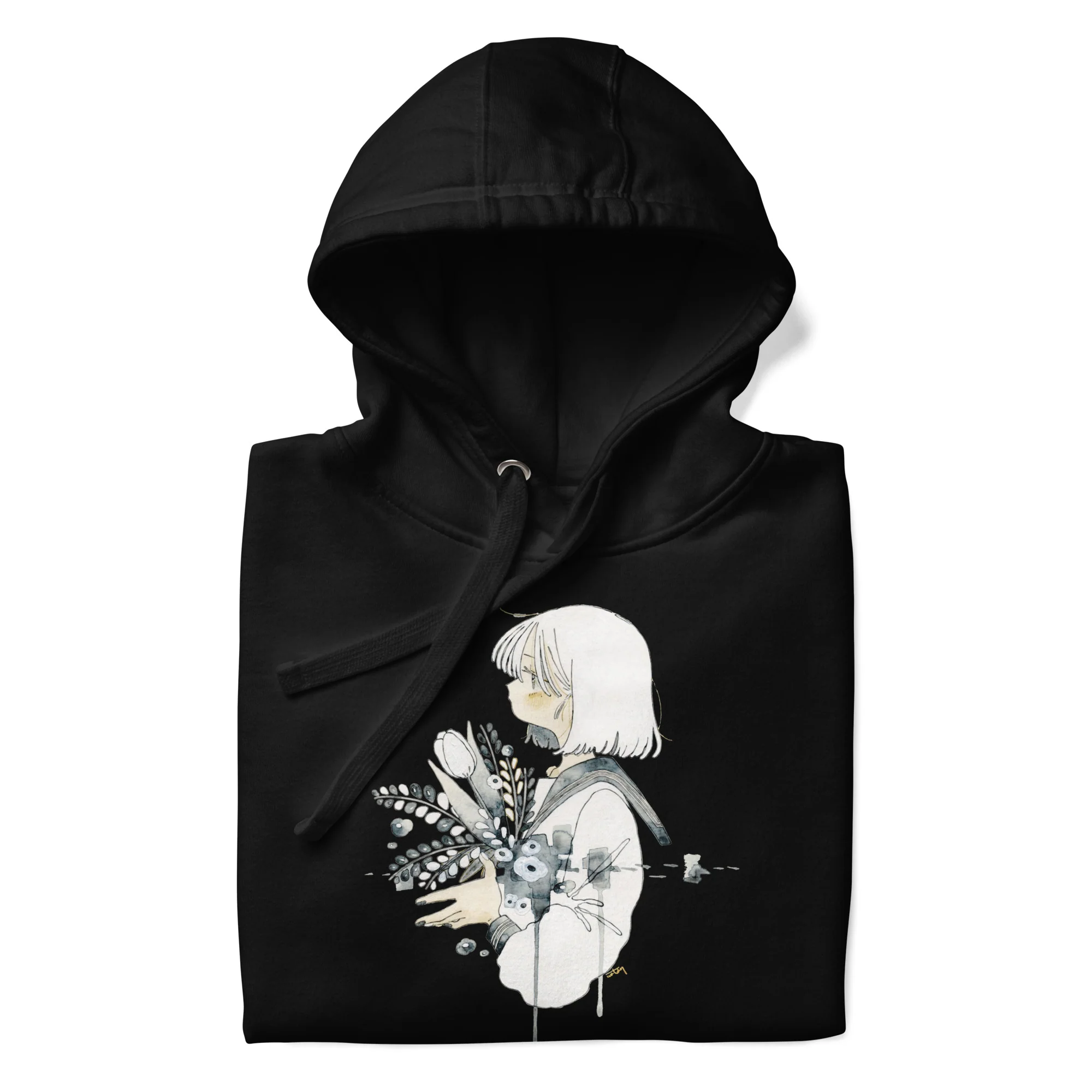 NoiR Series 007 "Overflowering Thoughts" Premium Hoodie - Image 8