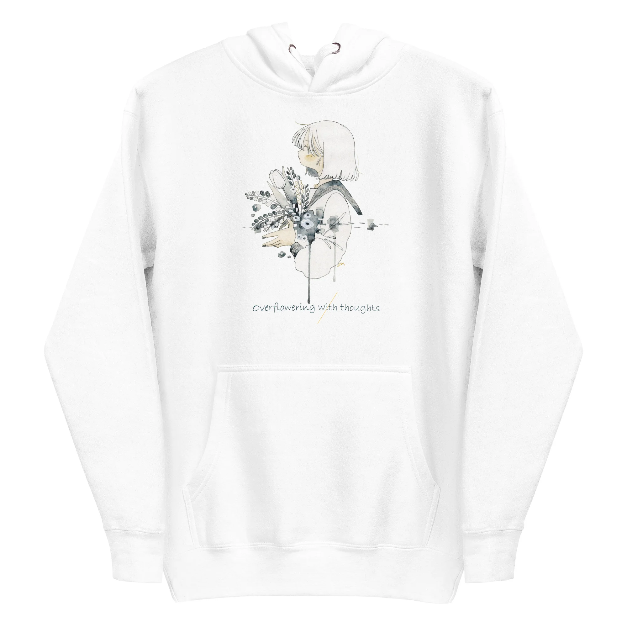 NoiR Series 007 "Overflowering Thoughts" Premium Hoodie - Image 9