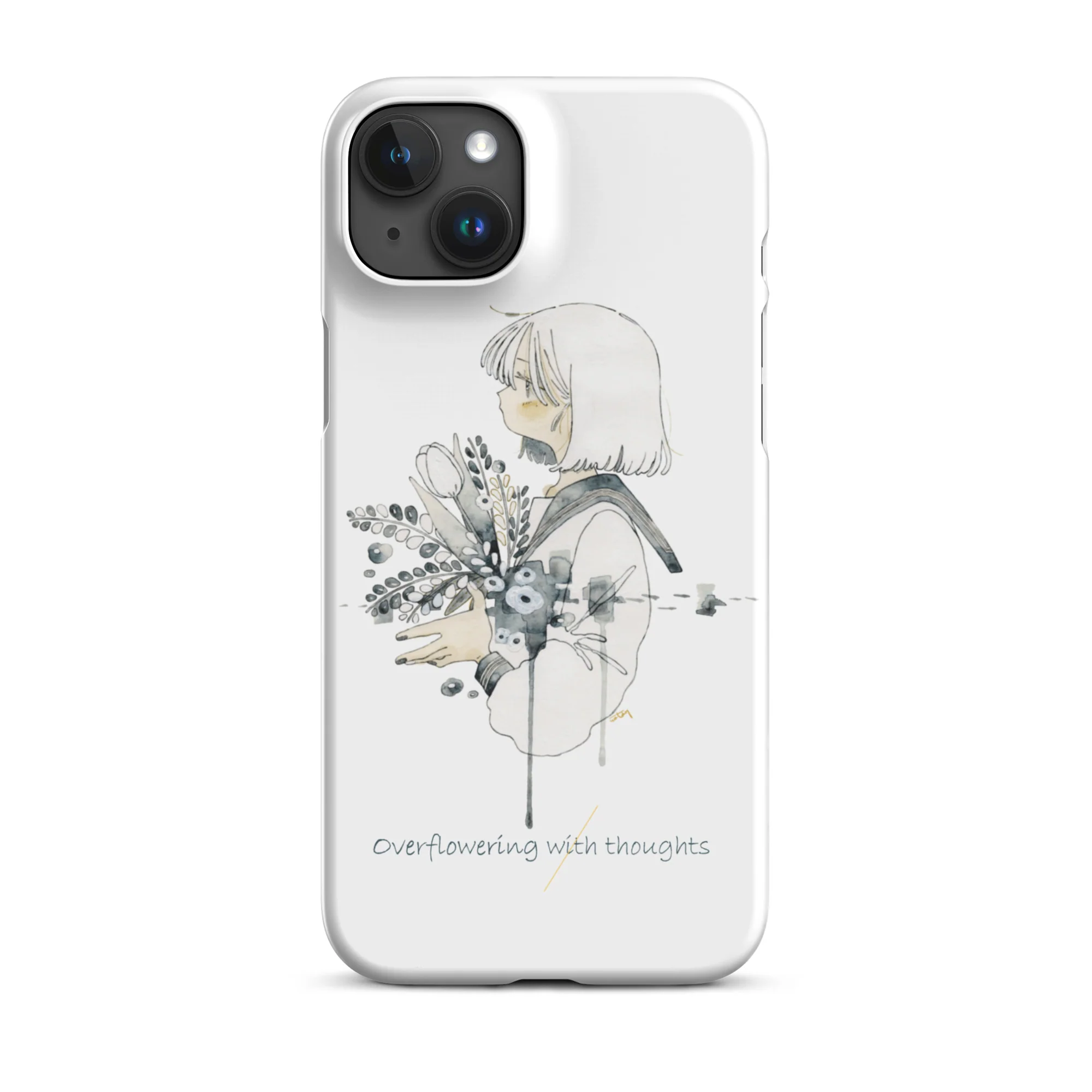 NoiR Series 007 "Overflowering Thoughts" Snap case for iPhone - Image 34