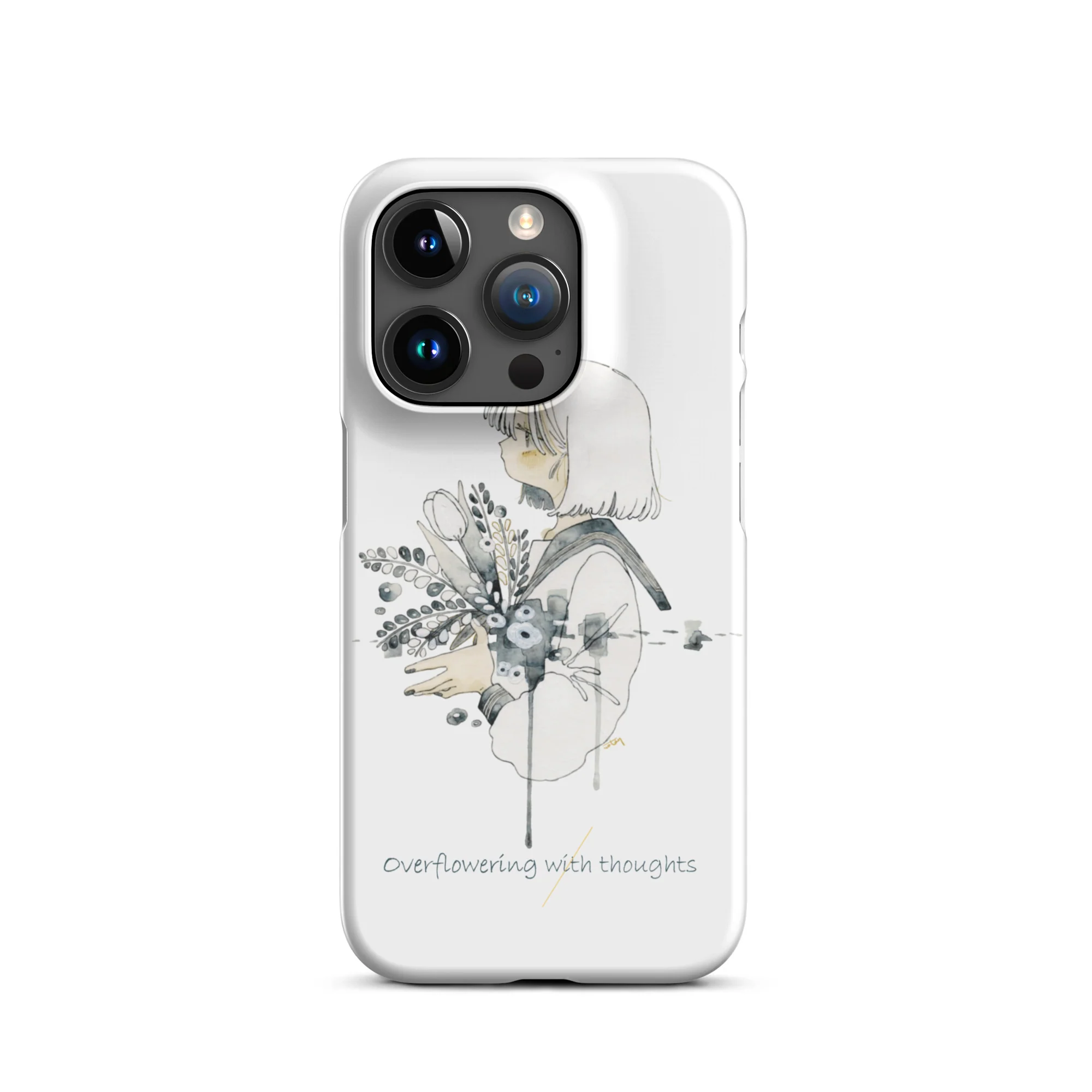 NoiR Series 007 "Overflowering Thoughts" Snap case for iPhone - Image 36