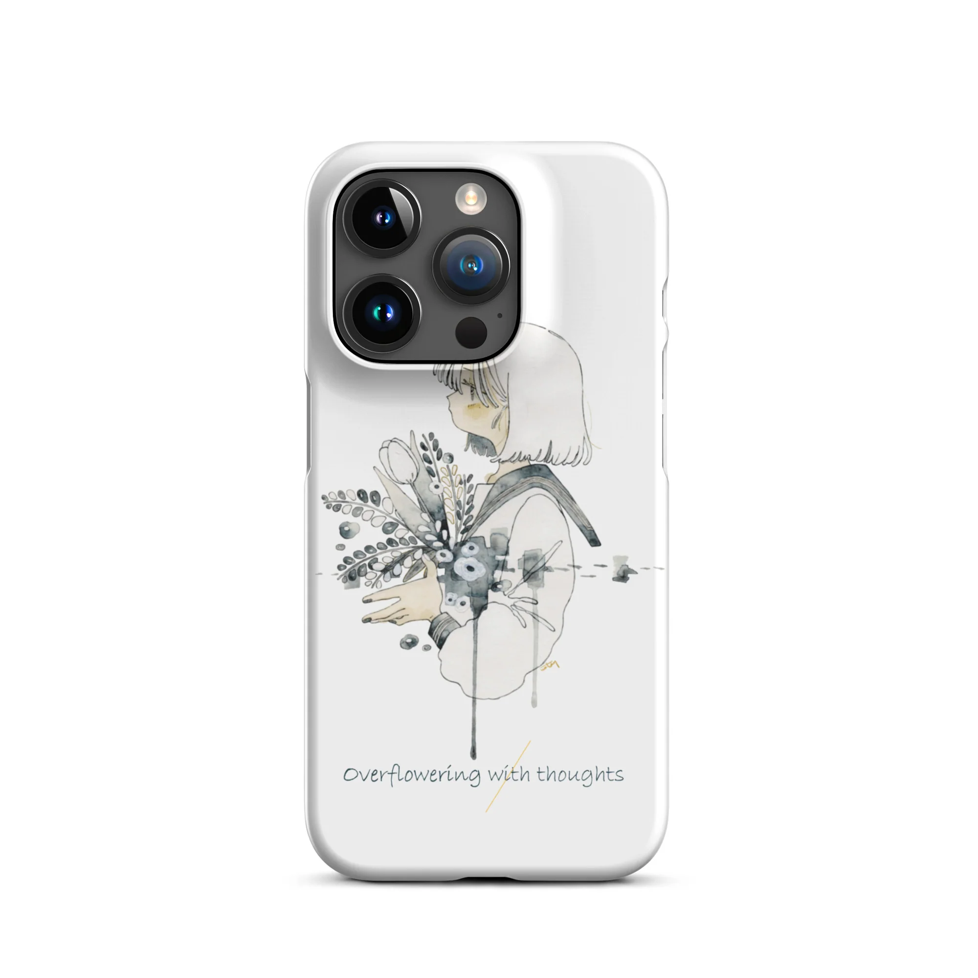 NoiR Series 007 "Overflowering Thoughts" Snap case for iPhone - Image 37