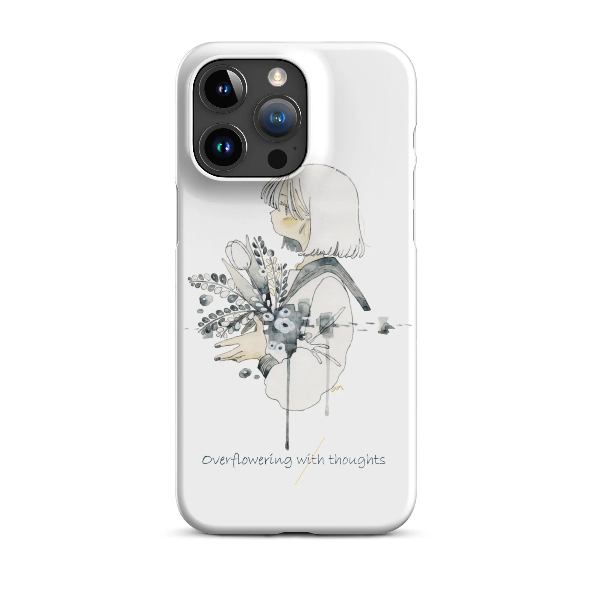 NoiR Series 007 "Overflowering Thoughts" Snap case for iPhone - Image 38