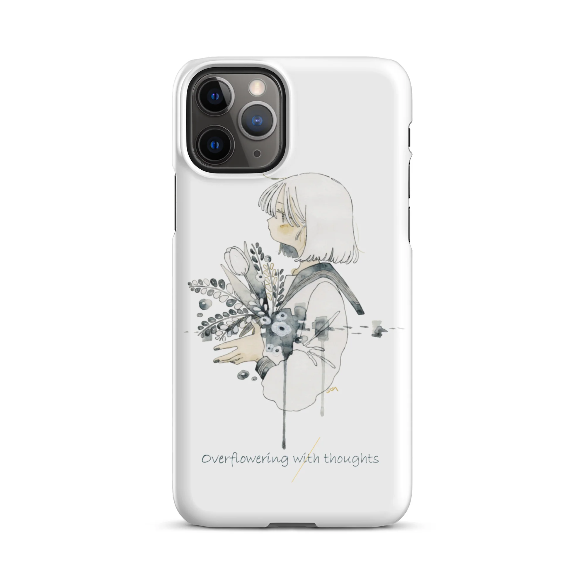 NoiR Series 007 "Overflowering Thoughts" Snap case for iPhone - Image 4