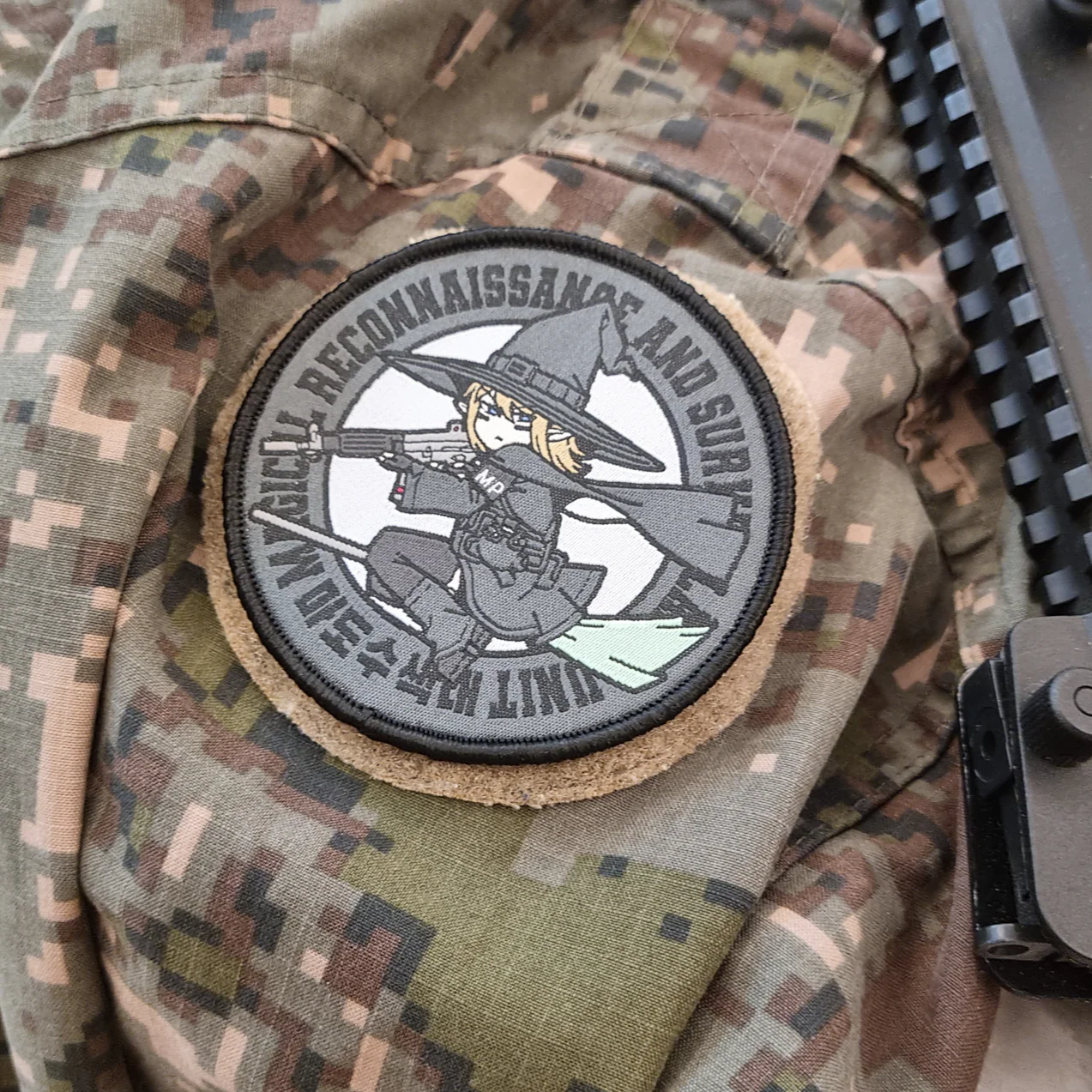 [FINISHED] NoiR Series 69 Combat Witch Unit Patch - Magical Reconnaissance and Surveillance Unit - Image 2